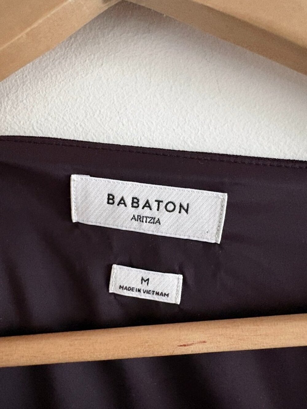 Aritzia Babaton Prestige Dress Squareneck Crepe Eggplant Purple Size Medium - Picture 7 of 8